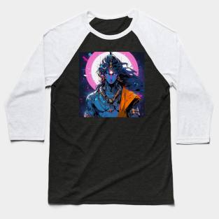 Blue Deity Baseball T-Shirt